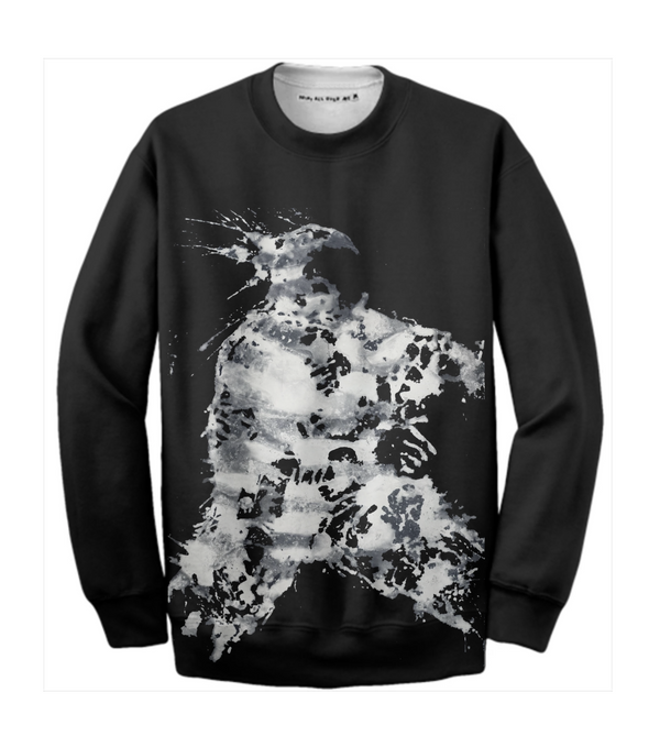 Warrior Crewneck - Black-Peter Holmes-Munky King