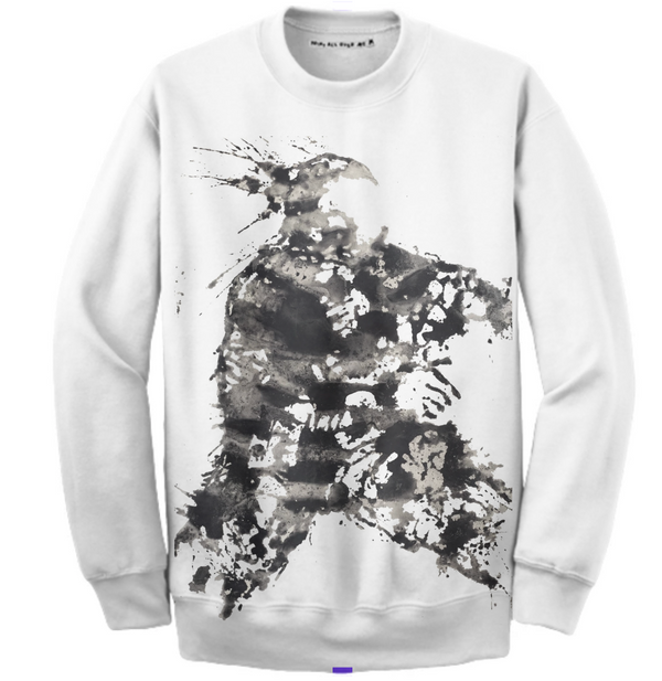 Warrior Crewneck - White-Peter Holmes-Munky King