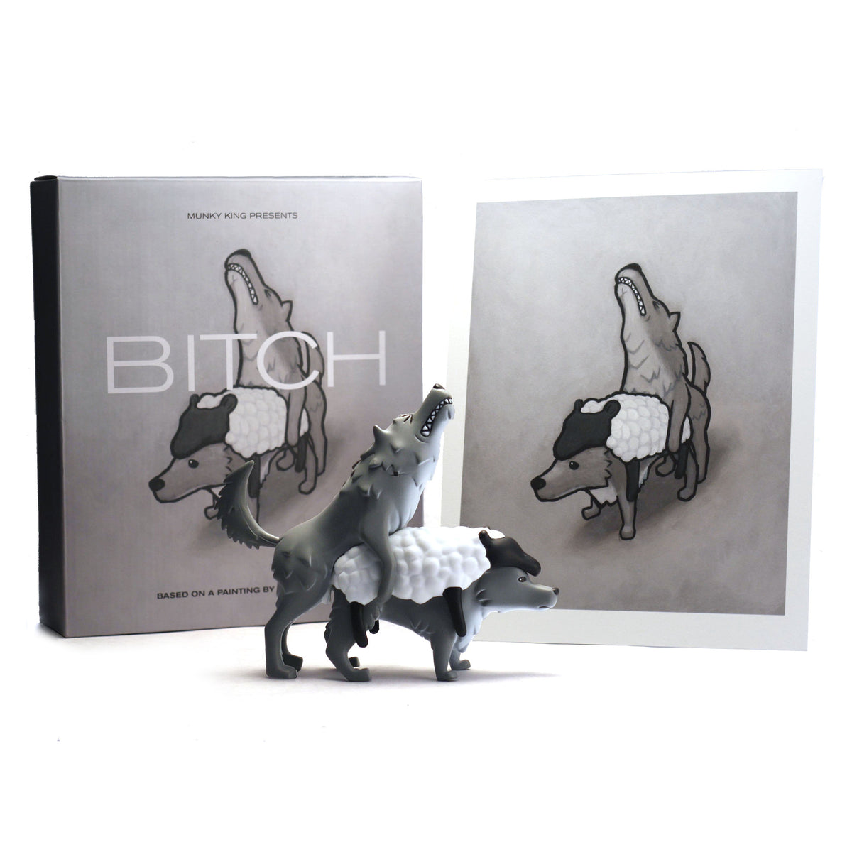 Bitch - Toy/Print Set-Luke Chueh-Munky King